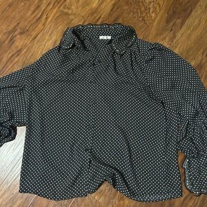 Chic Black and White Blouse